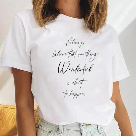 Tricou dama din bumbac 100% Wonderful