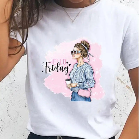 Tricou dama din bumbac 100% Friday