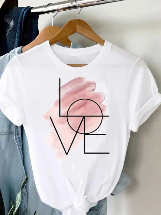 Tricou dama din bumbac 100% Love