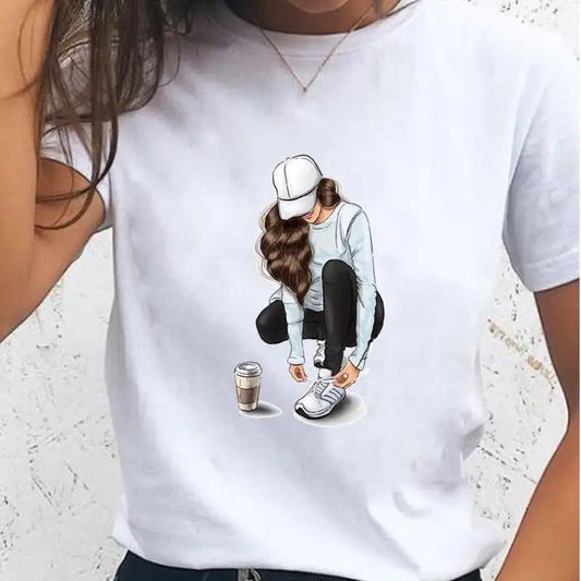 Tricou dama din bumbac 100% White