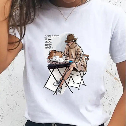 Tricou dama din bumbac 100% Checklist