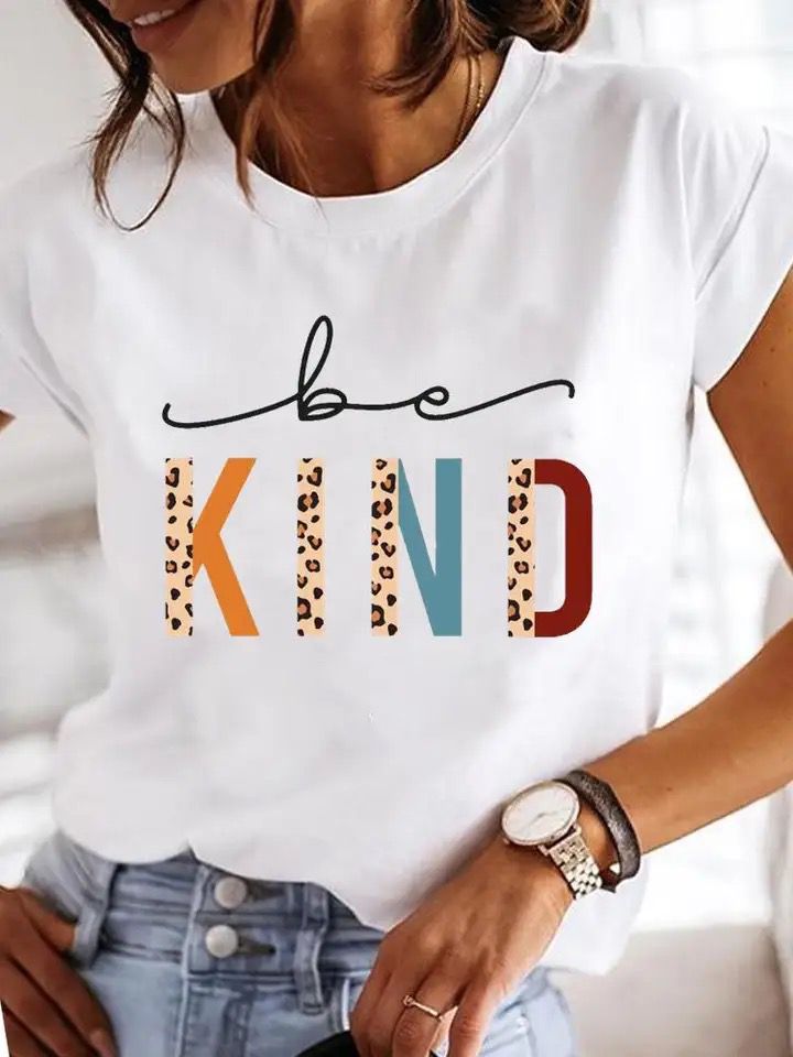 Tricou dama din bumbac 100% Be Kind 2