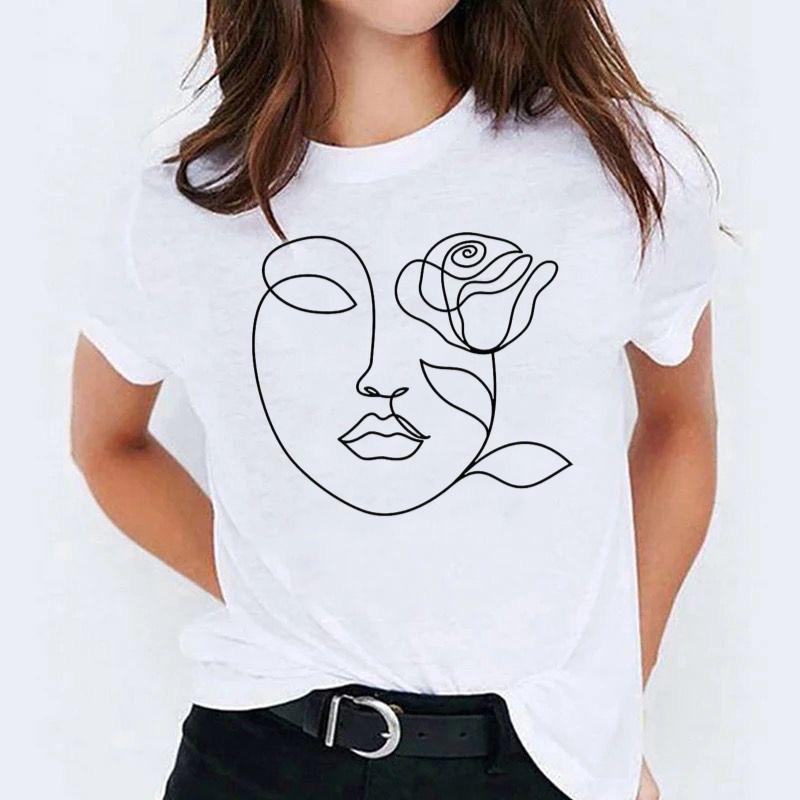 Tricou dama din bumbac 100% Face 3