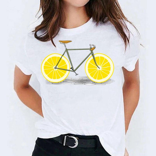 Tricou dama din bumbac 100% Lemon