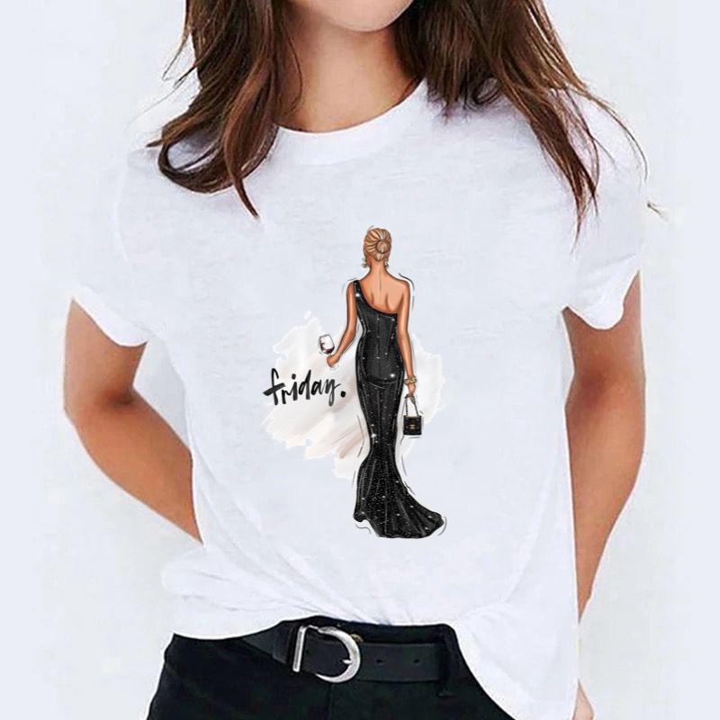 Tricou dama din bumbac 100% Black Friday