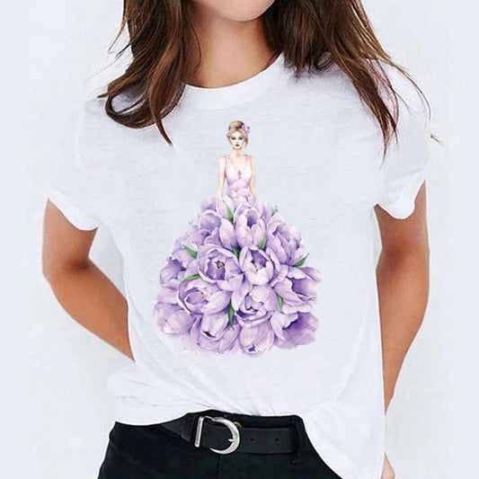 Tricou Mov Flower Dress