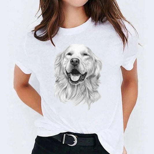 Tricou dama din bumbac 100% Dog 2