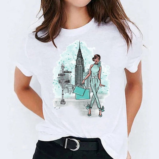 Tricou dama din bumbac 100% Cute Girl