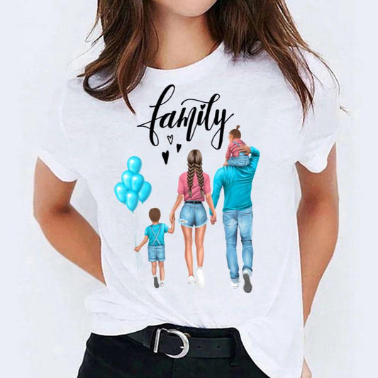 Tricou dama din bumbac 100% Family 8