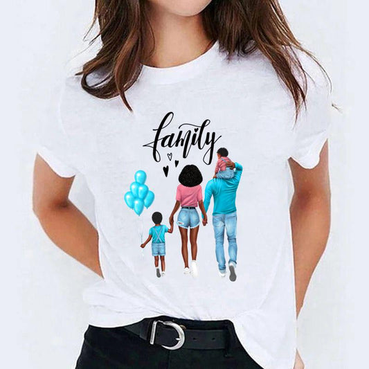 Tricou dama din bumbac 100% Family 2