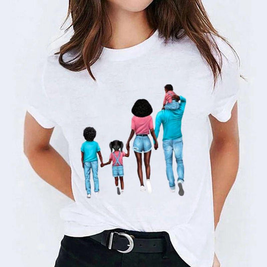 Tricou dama din bumbac 100% Family 4