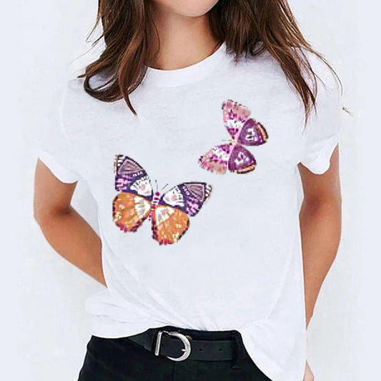 Tricou dama din bumbac 100% 2 Butterfly