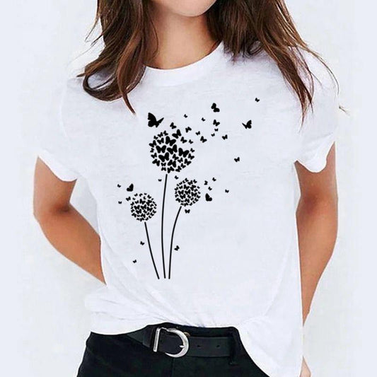 Tricou cu 3 Flori