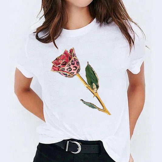 Tricou dama din bumbac 100% One Flower