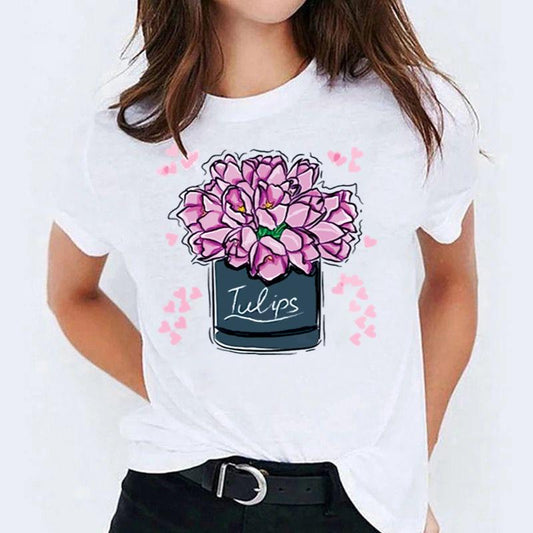 Tricou dama din bumbac 100% Iulips