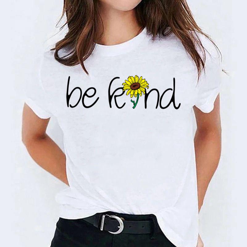 Tricou dama din bumbac 100% Be Kind