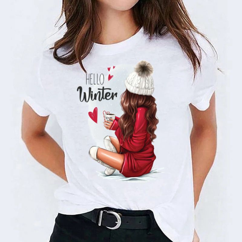 Tricou Dama Hello Winter - MonCherie