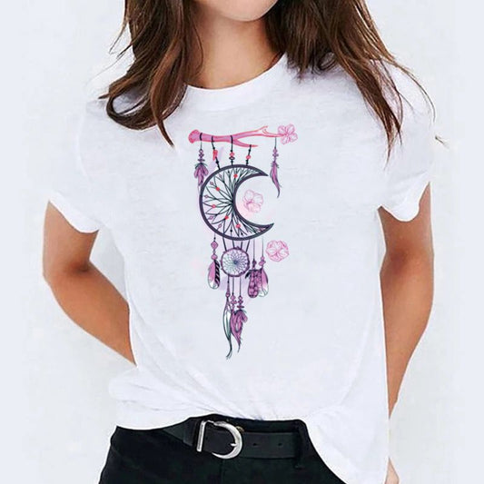 Tricou dama din bumbac 100% Moon 3