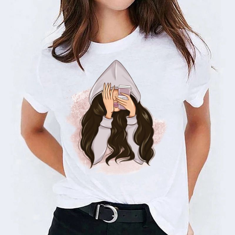 Tricou dama din bumbac 100% Pink Coffee