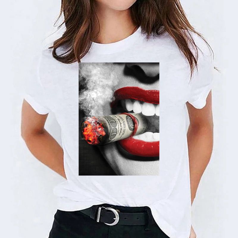 Tricou dama din bumbac 100% Fuck Money