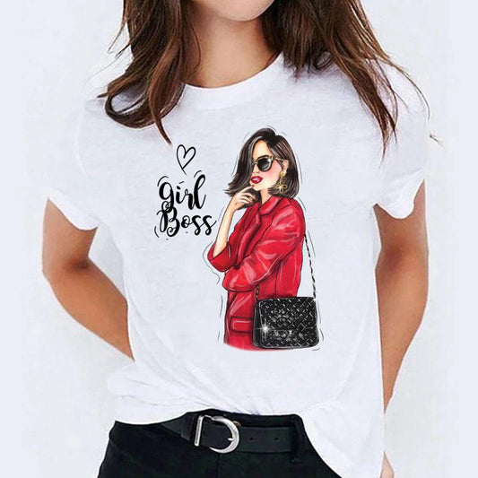 Tricou dama din bumbac 100% Girl Boss