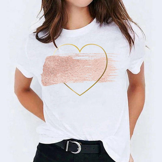 Tricou dama din bumbac 100% Heart 16