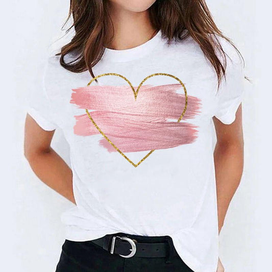 Tricou dama din bumbac 100% heart 13