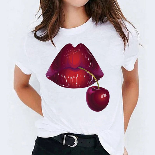 Tricou dama din bumbac 100% Sweet Lips