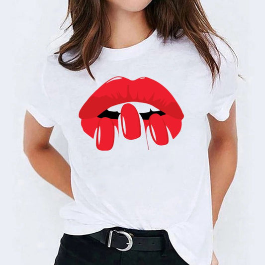 Tricou Lips All Red