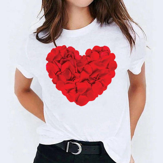 Tricou dama din bumbac 100% Red Heart 10