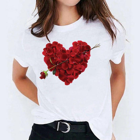 Tricou dama din bumbac 100% Red Heart