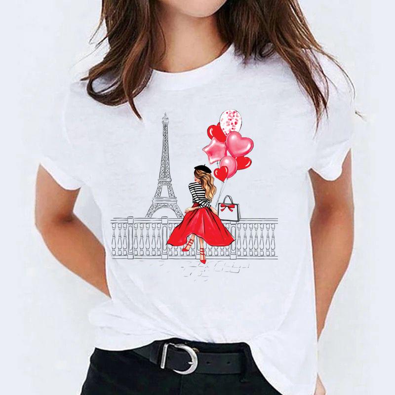 Tricou dama din bumbac 100% From Paris With Love