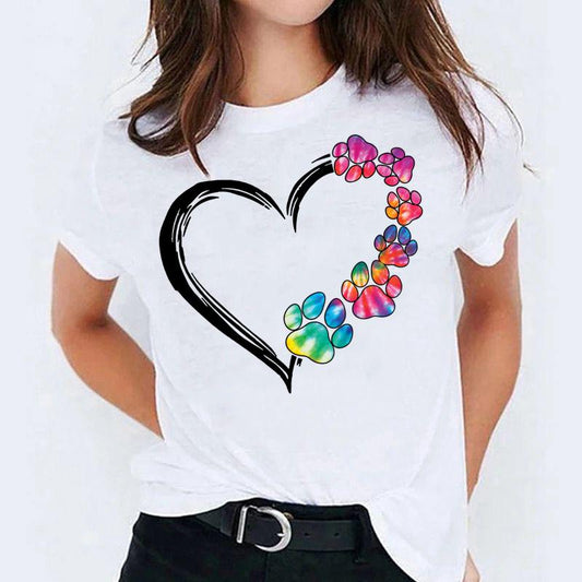 Tricou dama din bumbac 100% Lovely Colors