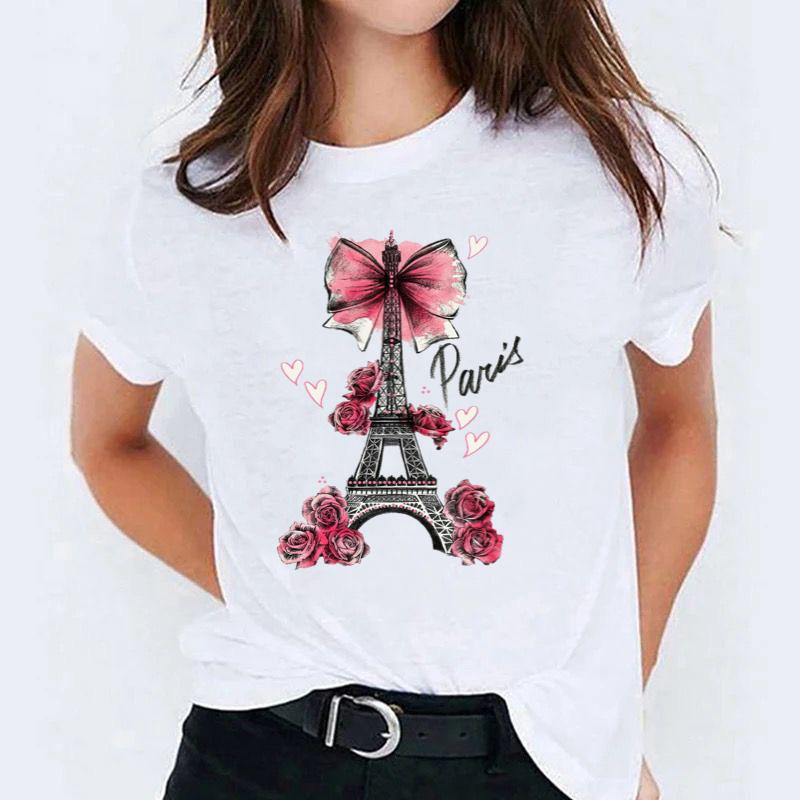 Tricou dama din bumbac 100% Paris