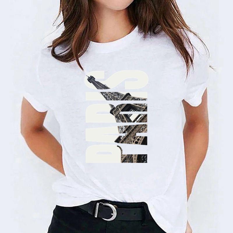 Tricou dama din bumbac 100% Paris