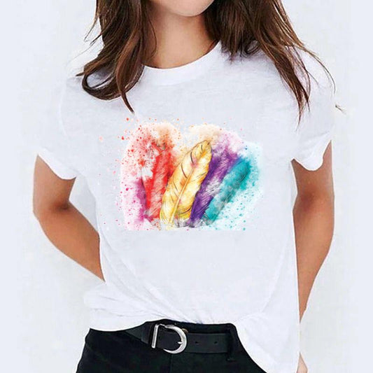 Tricou dama din bumbac 100% Colors