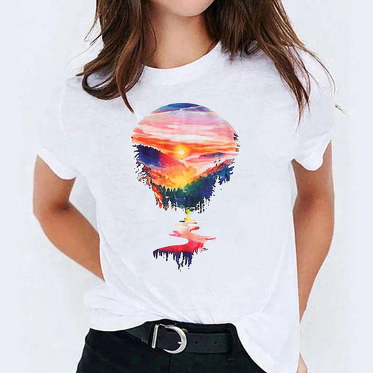 Tricou dama din bumbac 100% View