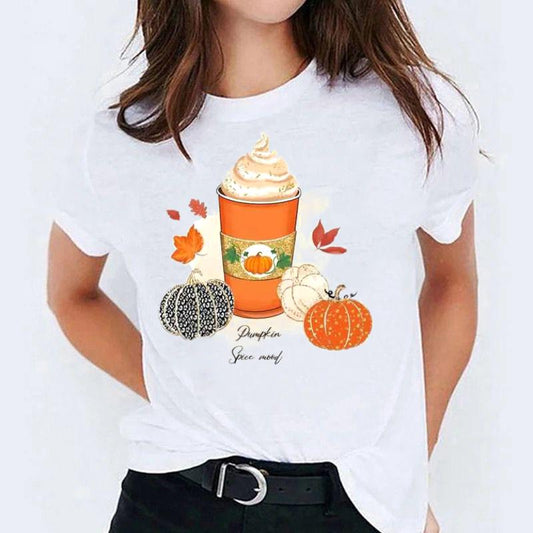 Tricou dama din bumbac 100% Pumpkin