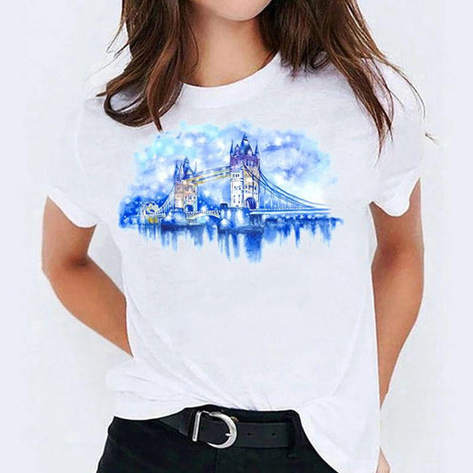 Tricou dama din bumbac 100% London