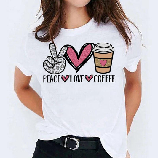 Tricou dama din bumbac 100% Peace 4