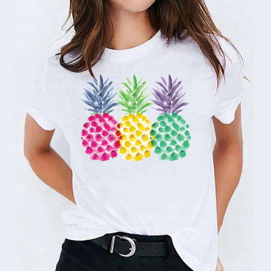 Tricou dama din bumbac 100% Pinapple