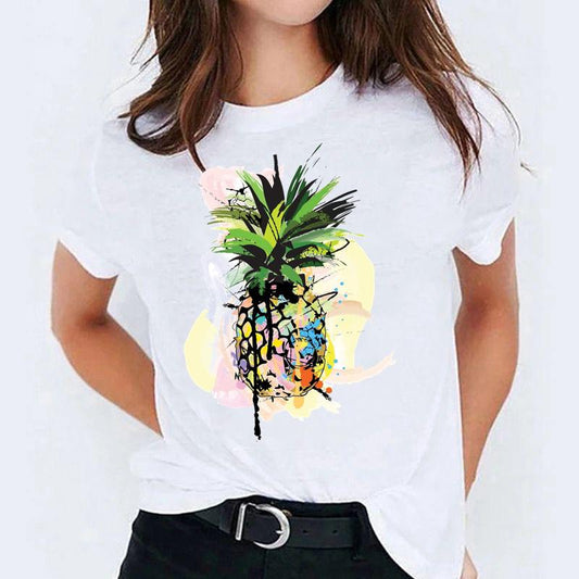 Tricou dama din bumbac 100% Pinapple