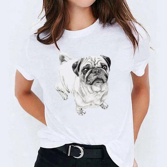Tricou dama din bumbac 100% Dog 3