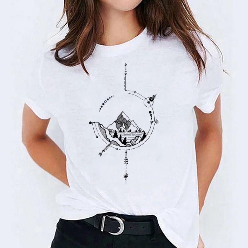 Tricou dama din bumbac 100% Compass