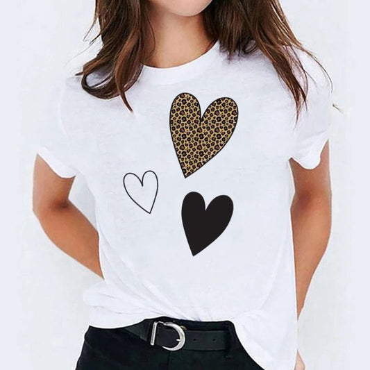 Tricou dama din bumbac 100% 3 Hearts
