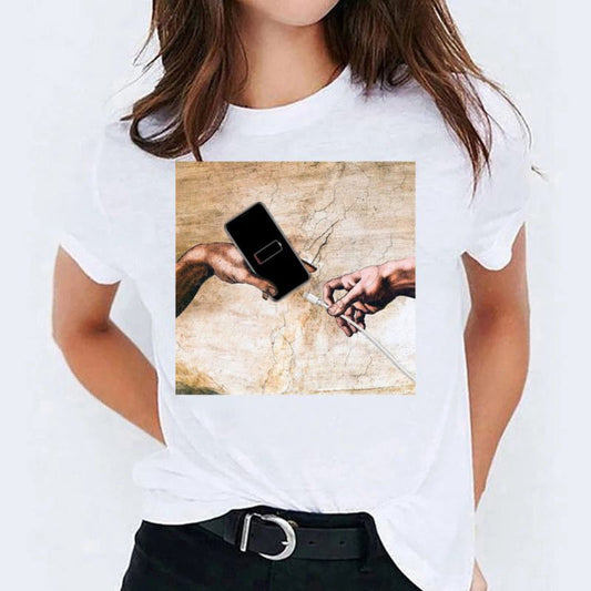 Tricou dama din bumbac 100% Charge