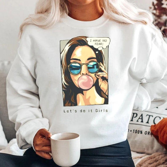Bluza din bumbac 100% Let's do it