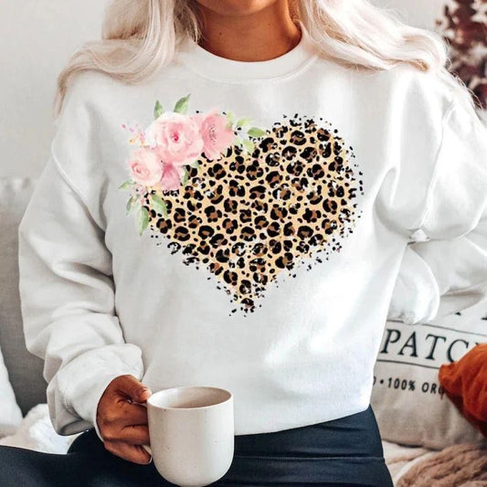 Bluza din bumbac 100% Heart Flower