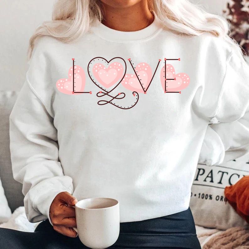 Bluza din bumbac 100% Love