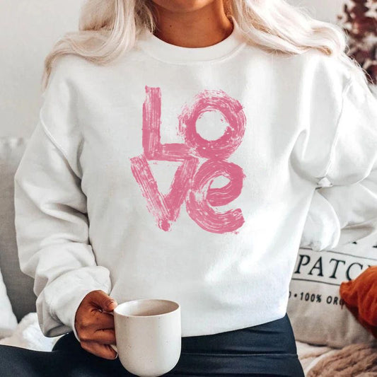 Bluza din bumbac 100% Pink Love